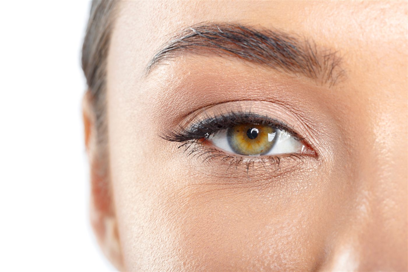 Close-up of the eye area for eyelid surgery
